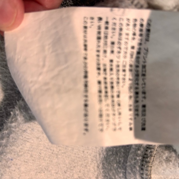 COMME DES GARCONS PLAY Sz S Hoodie with Heart Patch and Decals at Back Zipper - Picture 10 of 12